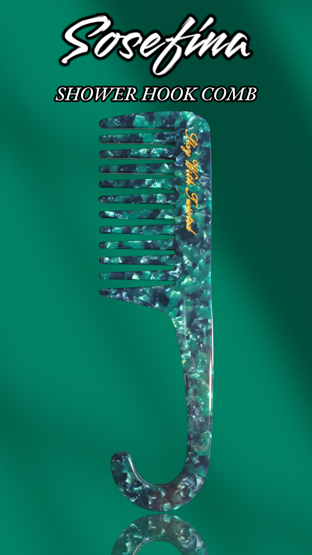 Sosefina Shower Hook Comb | Acetate Hook Comb