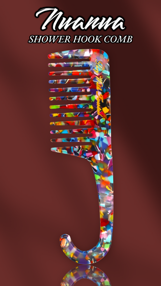 Nuanua Shower Hook Comb | Acetate Hook Comb