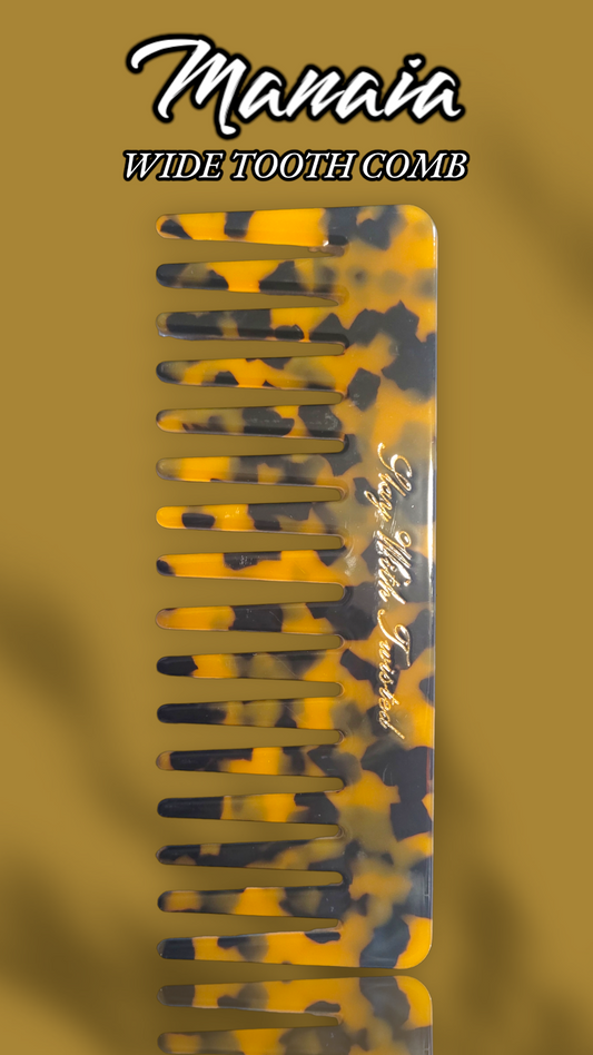 Manaia Wide Tooth Comb | Acetate Wide Comb