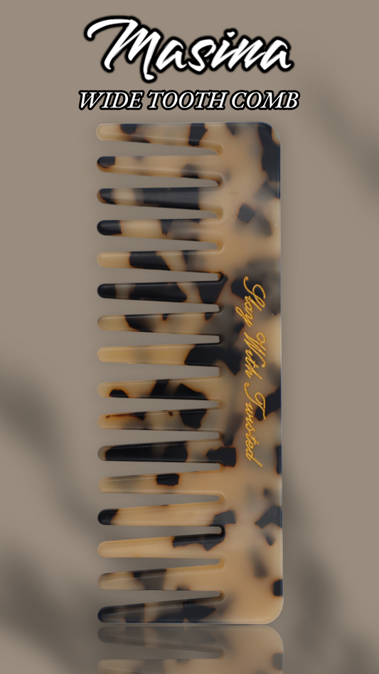 Masina Wide Tooth Comb | Acetate Wide Comb