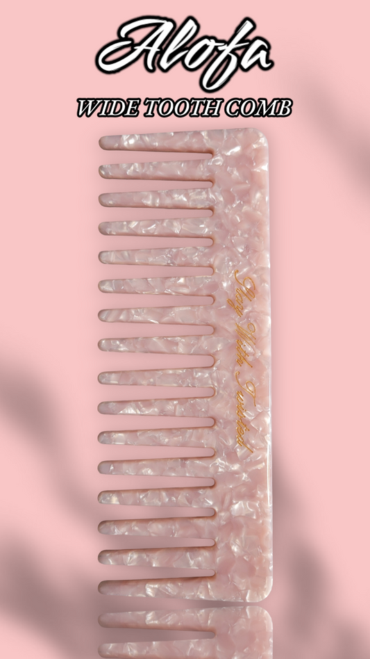 Alofa Wide Tooth Comb | Acetate Wide Comb