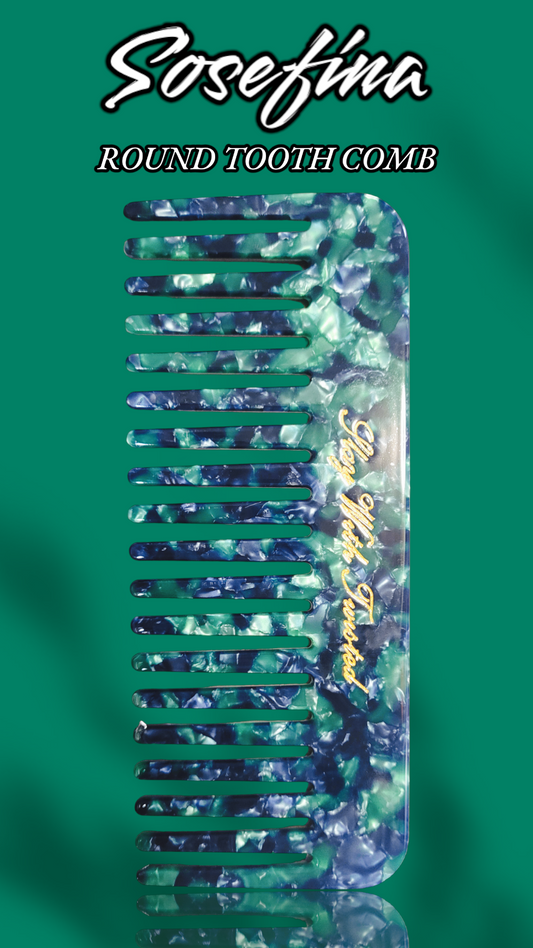 Sosefina Round Tooth Comb | Acetate Comb