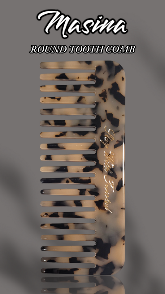 Masina Round Tooth Comb | Acetate Comb