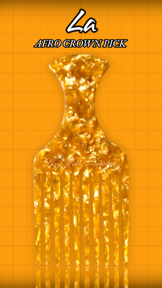 La Crown Pick | Acetate Hair Comb Pick