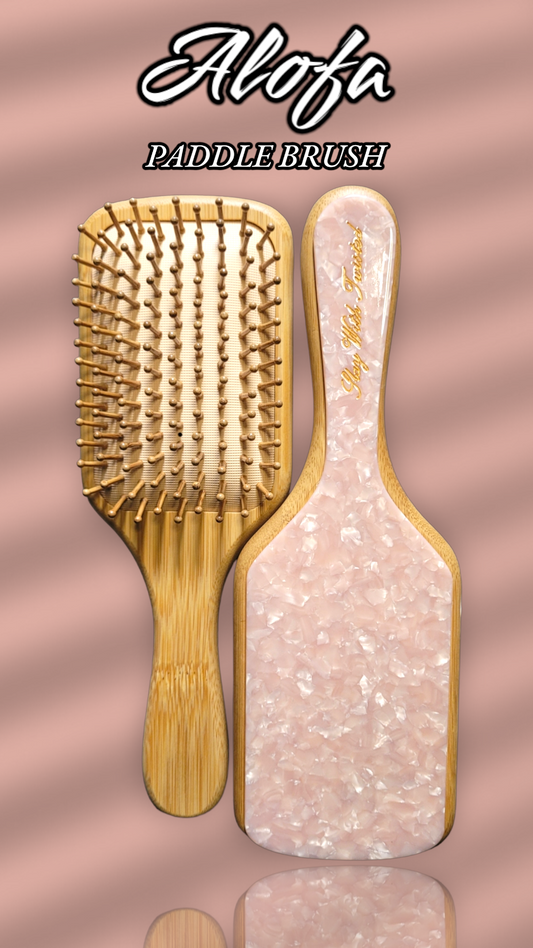 Alofa Paddle Brush | Acetate Bamboo Brush