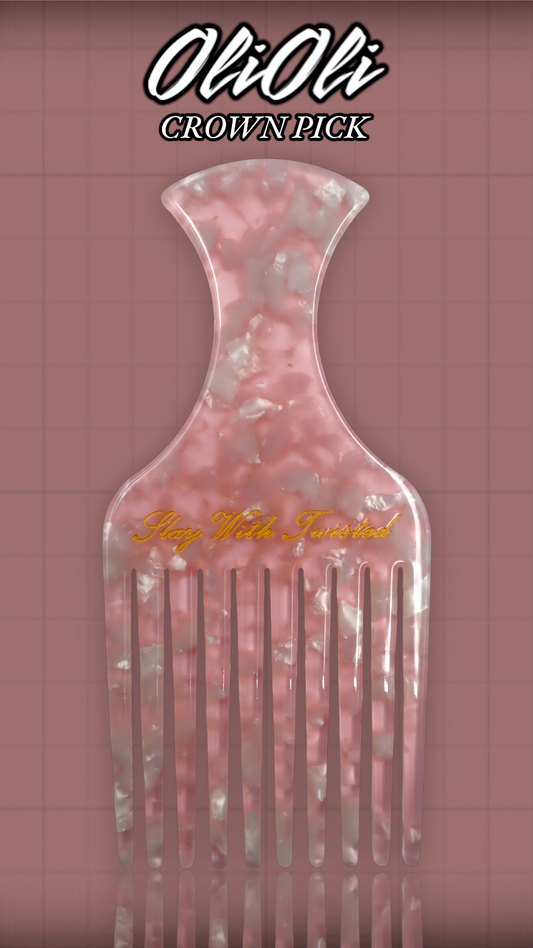 OliOli Crown Pick | Acetate Hair Comb Pick