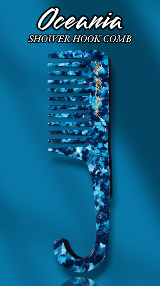 Oceania Shower Hook Comb | Acetate Comb