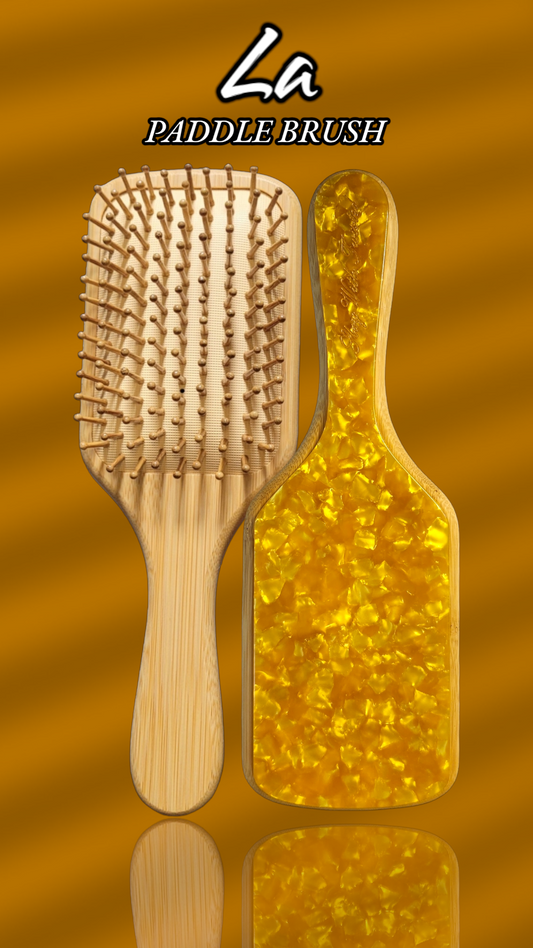 La Paddle Brush | Acetate Bamboo Brush