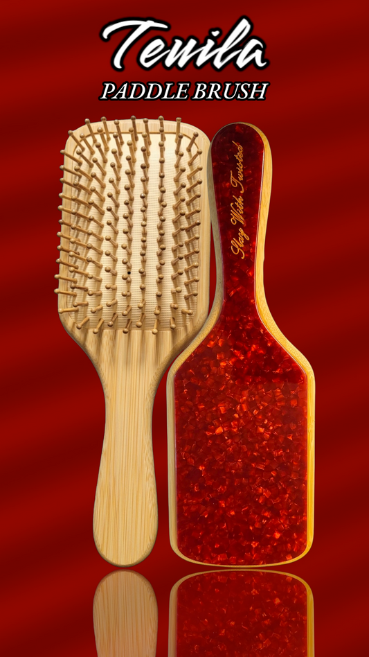 Teuila Paddle Brush | Acetate Bamboo Brush