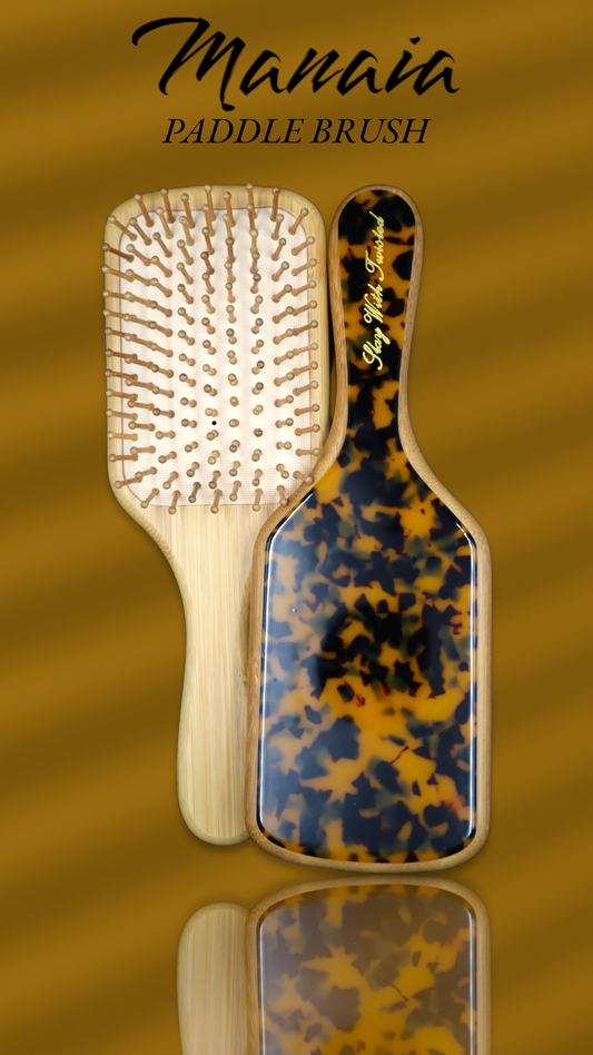 Manaia Paddle Brush | Acetate Bamboo Brush