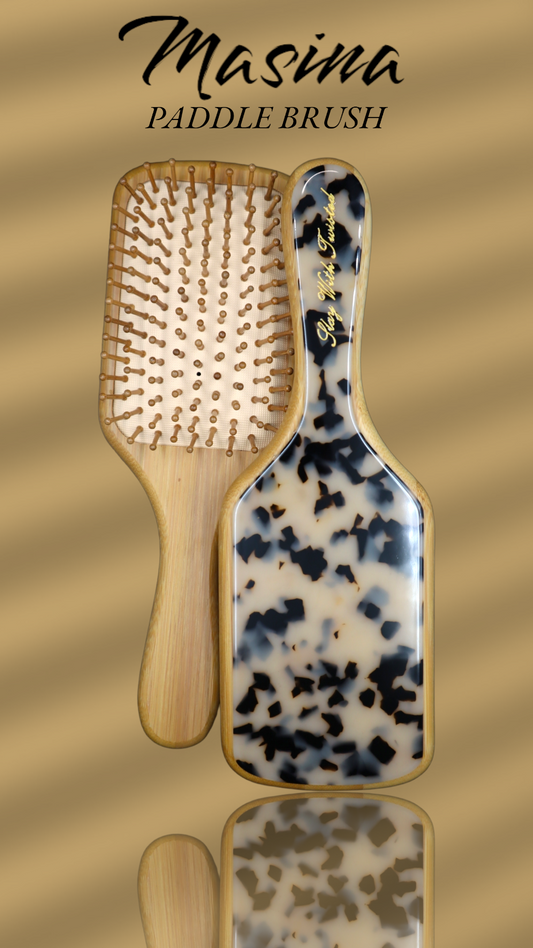 Masina Paddle Brush | Acetate Bamboo Brush